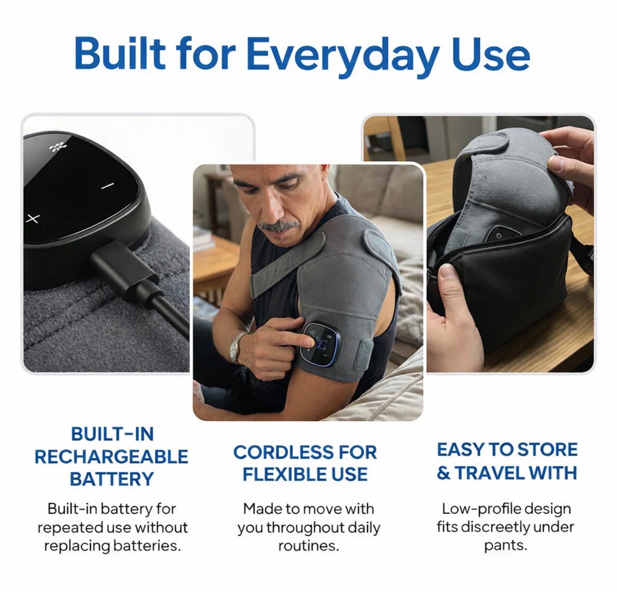 Axivon™ Triple Therapy Shoulder Massager
